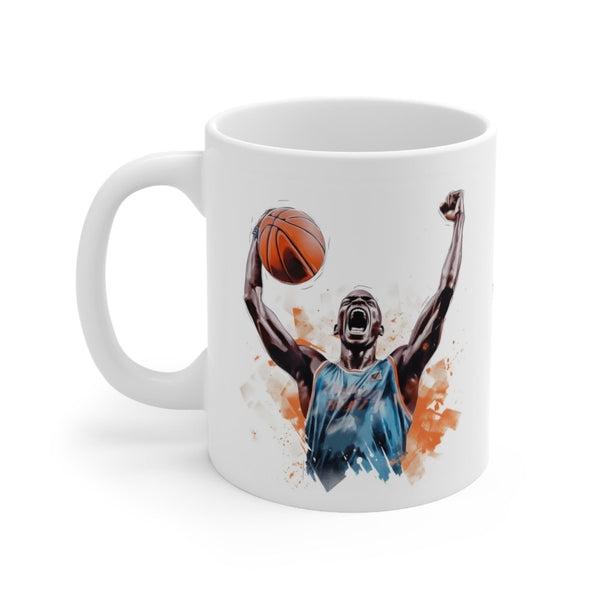 Champions Embrace the Victory Basketball Mug - Victoriousvibes