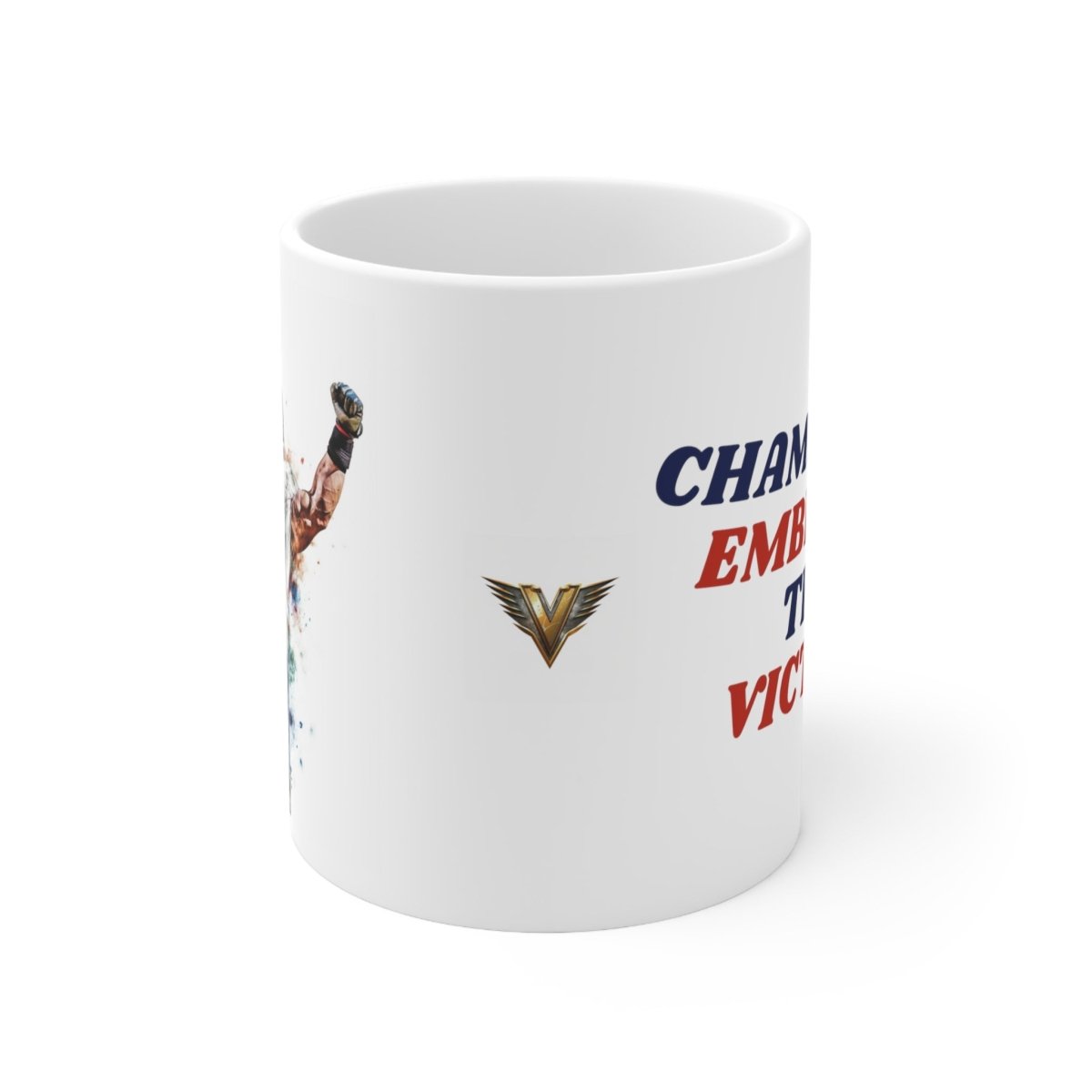Champions Embrace the Victory Football Mug - Victoriousvibes