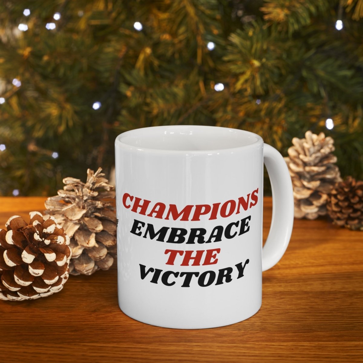 Champions Embrace the Victory Hockey Mug - Victoriousvibes
