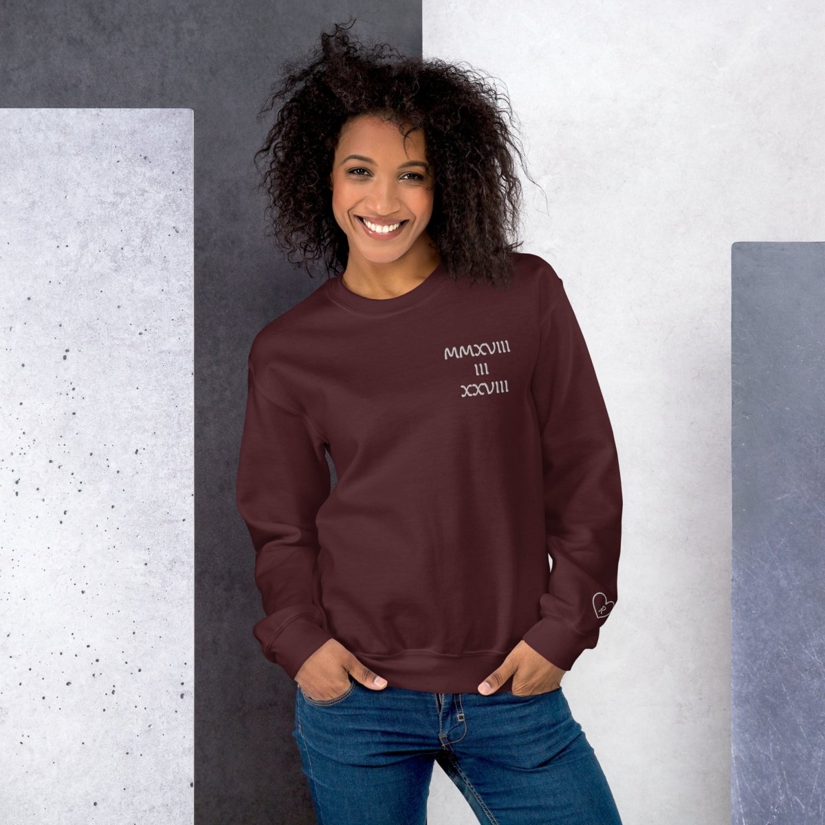 Custom Date Sweatshirt - Victoriousvibes