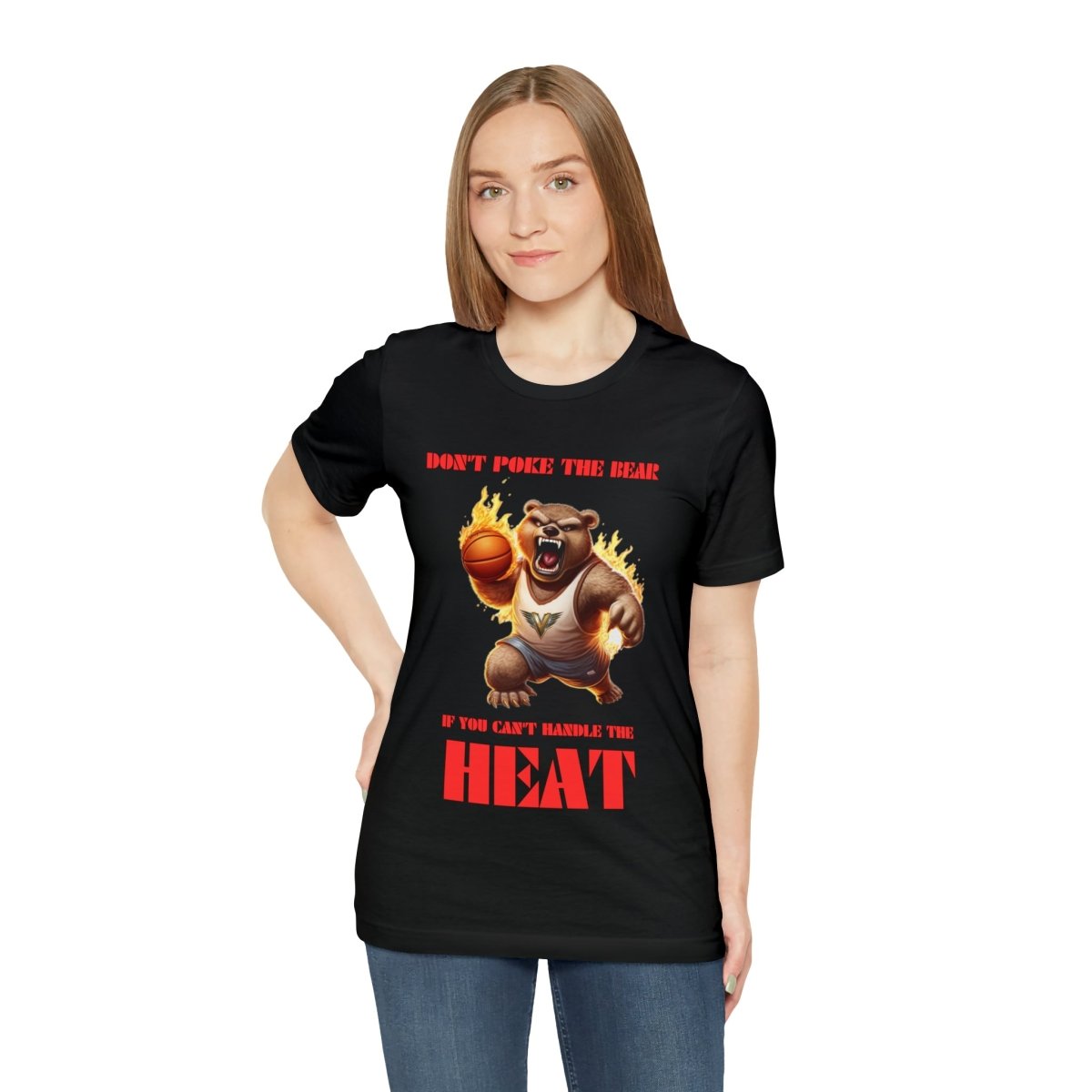 DON'T POKE THE BEAR: MIAMI-INSPIRED BASKETBALL T-SHIRT - Victoriousvibes