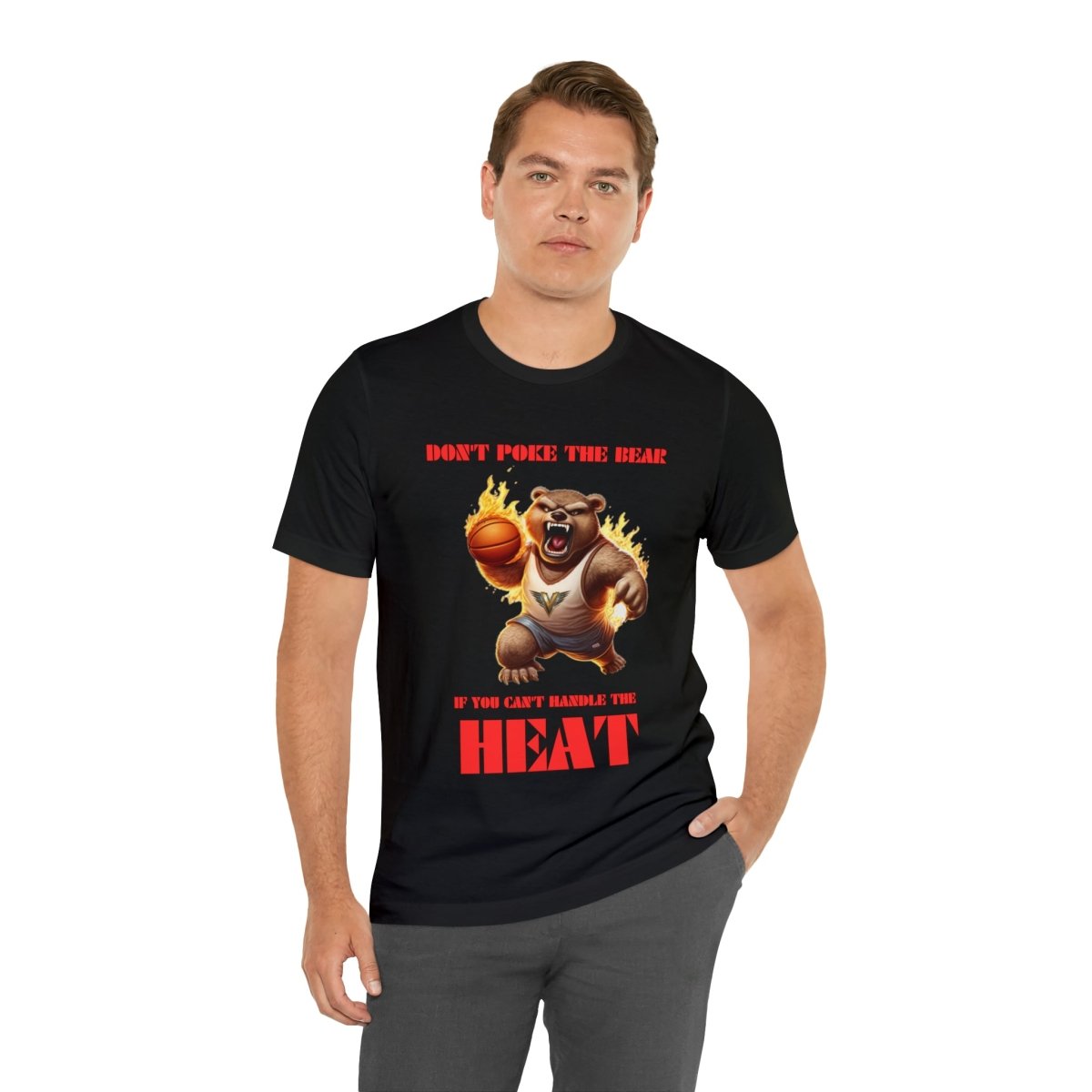 DON'T POKE THE BEAR: MIAMI-INSPIRED BASKETBALL T-SHIRT - Victoriousvibes