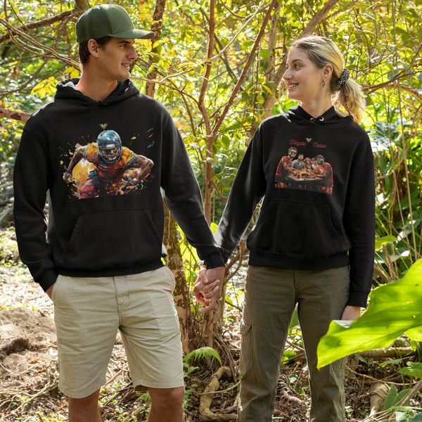 Touchdown Explosion Football Unisex Hoodie - Victoriousvibes