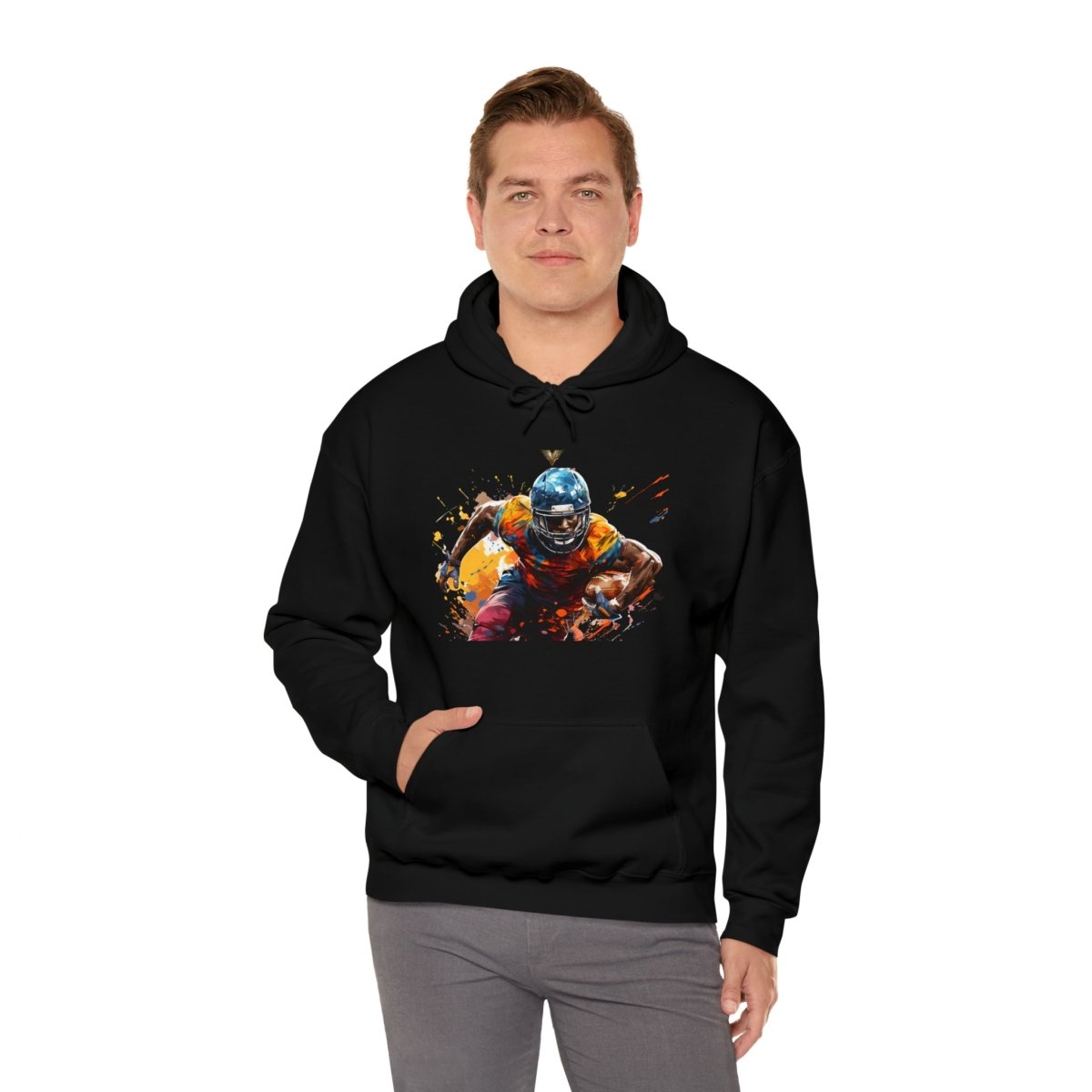 Touchdown Explosion Football Unisex Hoodie - Victoriousvibes