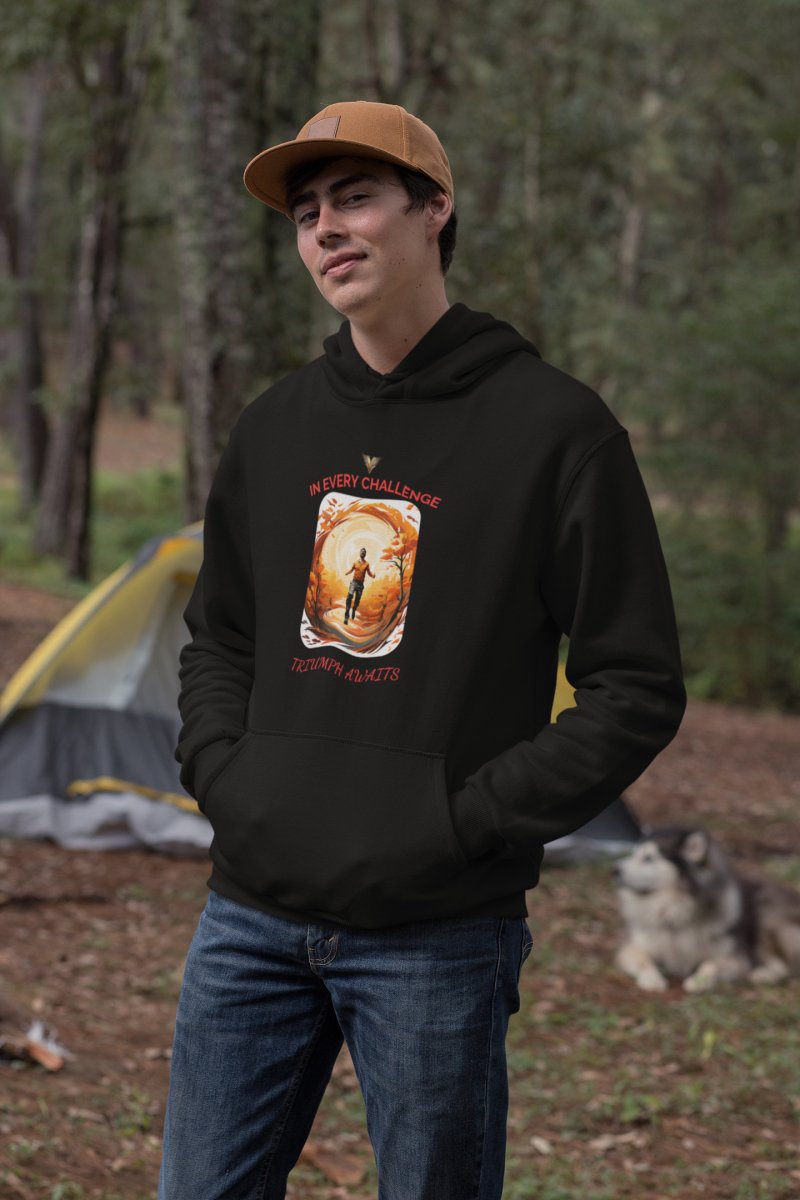 Triumph Trail Autumn Unisex Hoodie - Victoriousvibes