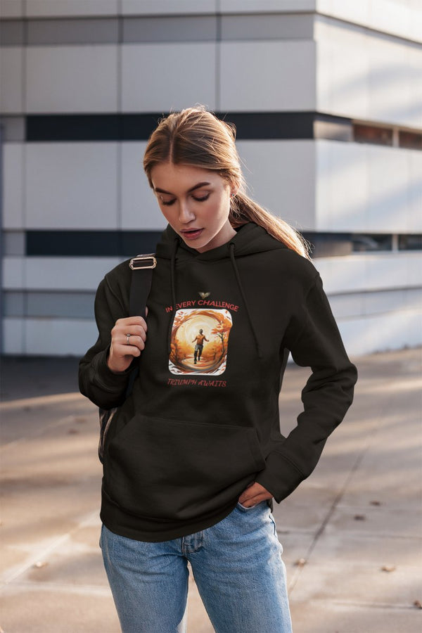 Triumph Trail Autumn Unisex Hoodie - Victoriousvibes